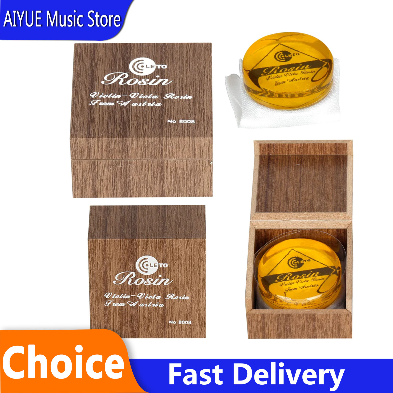 Violin Rosin Bow - راتنج الكولوفونيا من خشب الصنوبر من