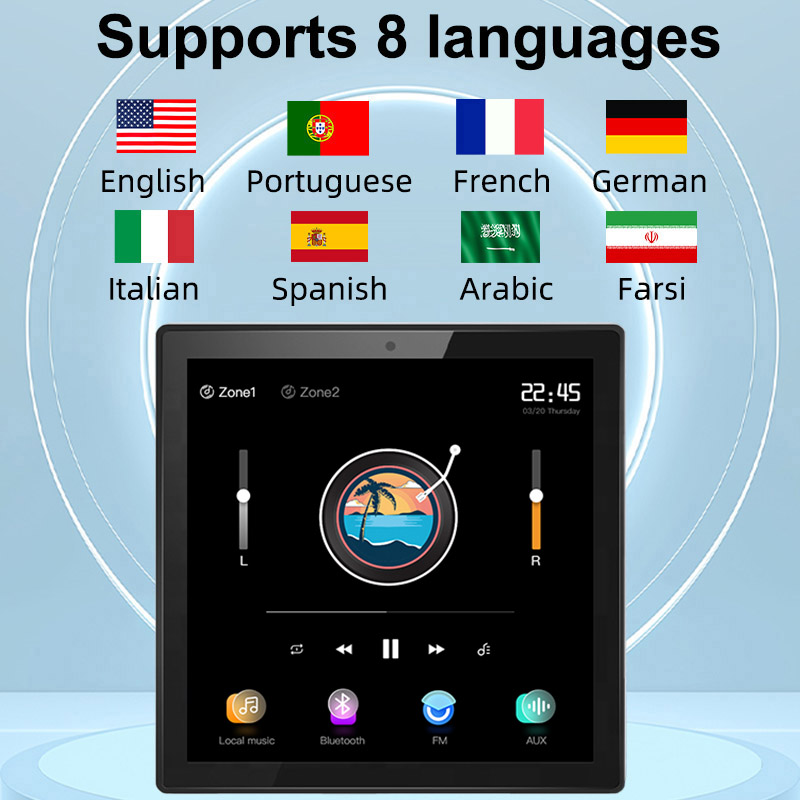 مضخم صوت للجدار بمنطقتين، لوحة - مراجعة Audio Music Background وسعره