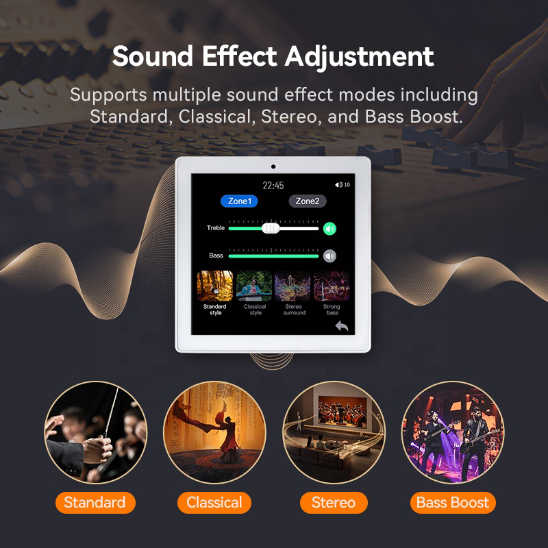 مضخم صوت للجدار بمنطقتين، لوحة - مراجعة Audio Music Background وسعره