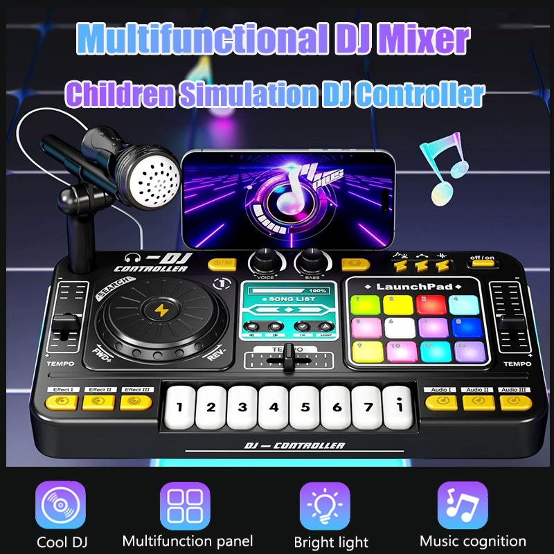 متعددة الوظائف DJ خلاط الأطفال - مراجعة Audio Music Maker وسعره
