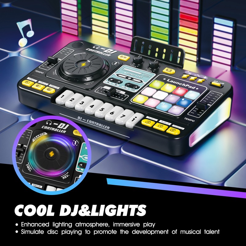 متعددة الوظائف DJ خلاط الأطفال - مراجعة Audio Music Maker وسعره
