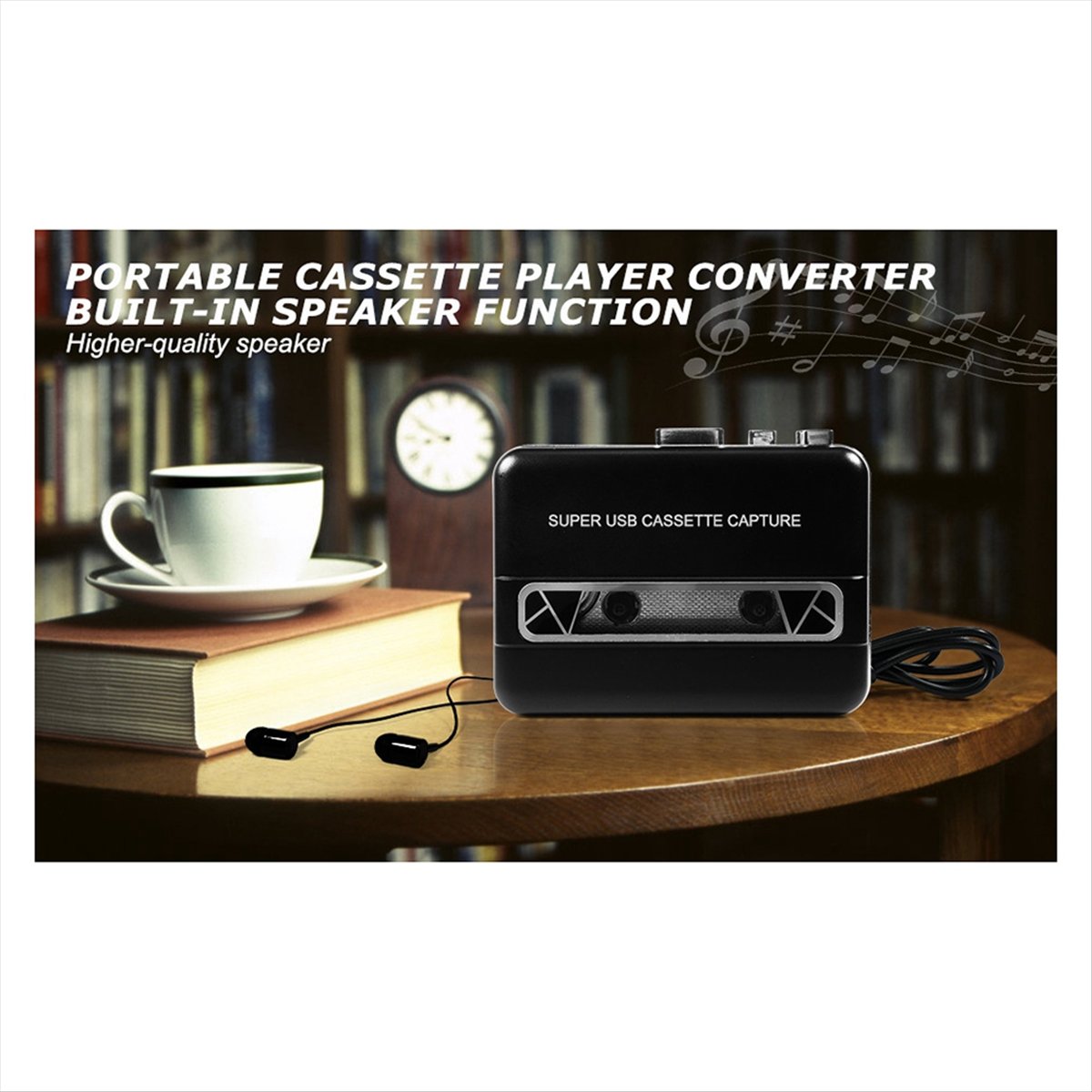 (DT37) جهاز تحويل شرائط الكاسي - مراجعة Audio Music Converter To Mp3 وسعره