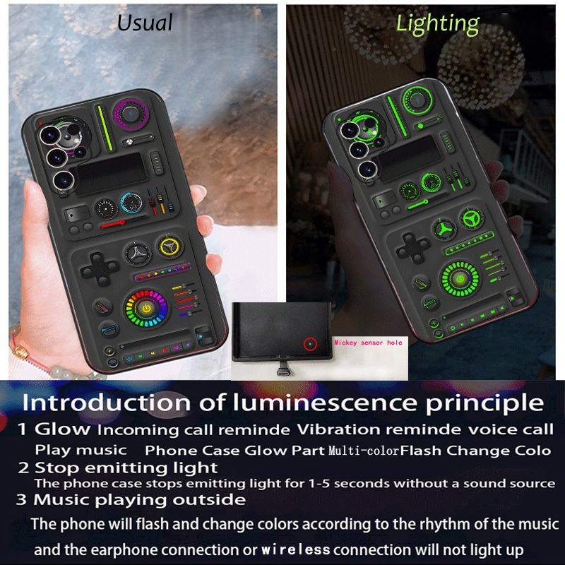 أغطية هواتف مضيئة بتصميم إيقاع - مراجعة Audio Music Maker وسعره