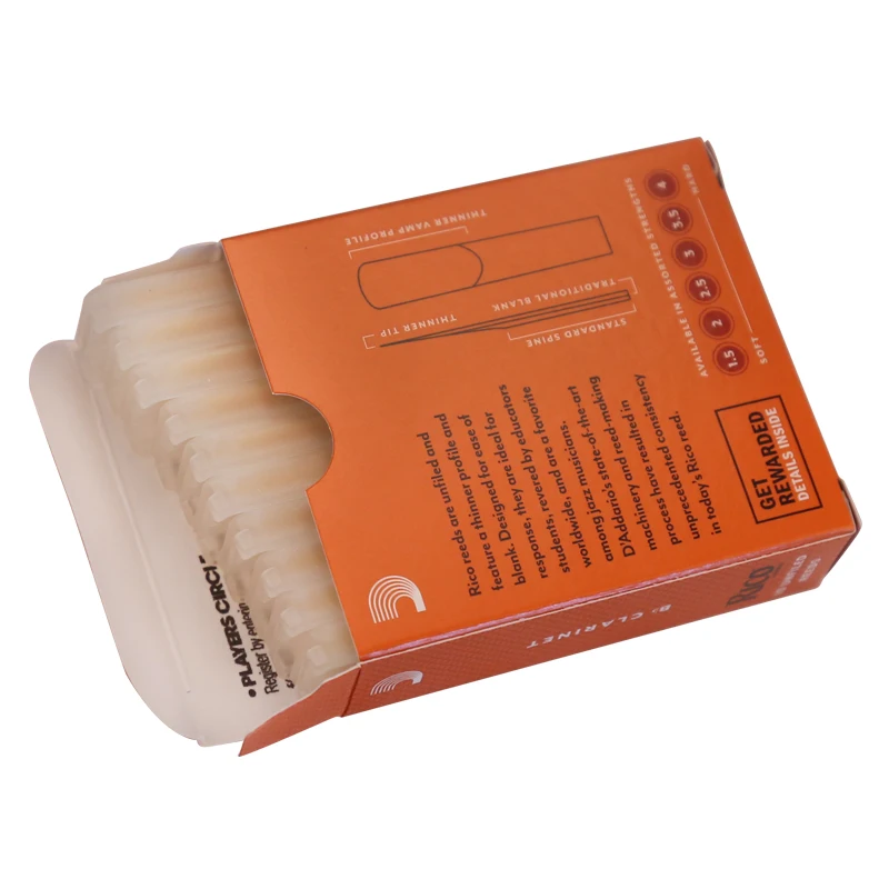 USA RICO Orange Box Reeds Eb A - مراجعة Clarinet Care Kit وسعره
