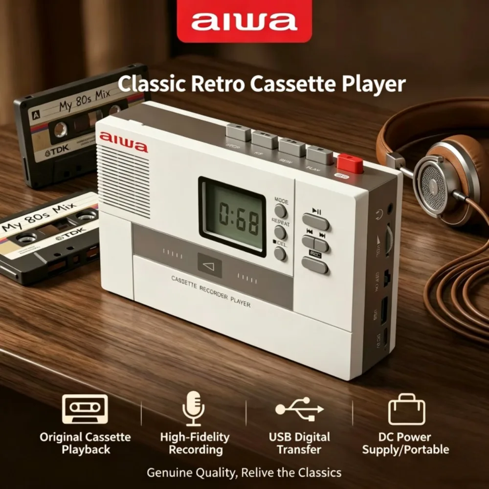 مشغل كاسيت محمول بتصميم كلاسيك - مراجعة Audio Music Converter To Mp3 وسعره
